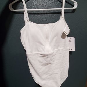 White Roxy one piece